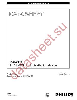 PCK2111BD,118 datasheet  